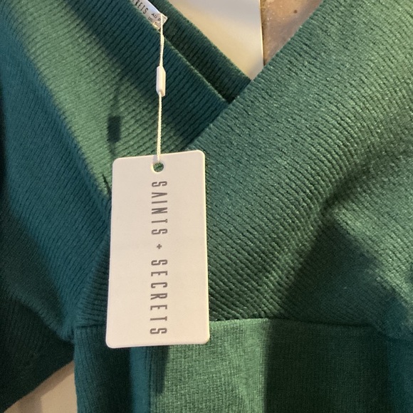 Forest green Saints and secrets knit dress - Picture 3 of 4